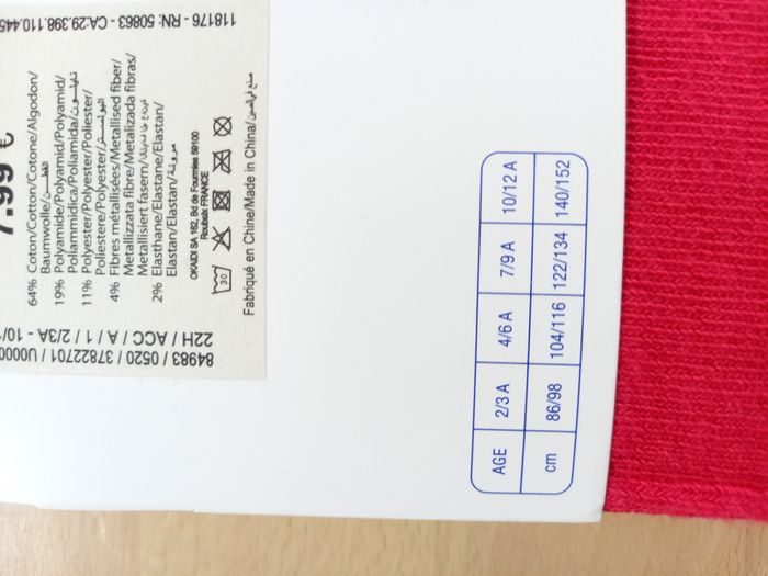 Collant Okaïdi 2-3 ans 🏷 - photo numéro 3