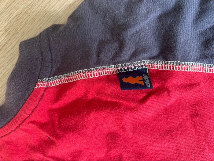 T-shirt vintage DDP rouge et bleu marine – Taille 16 ans - photo numéro 6