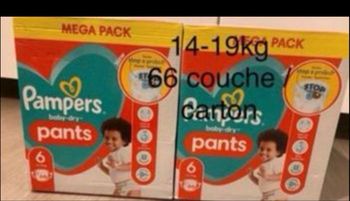 Couche Pampers pants taille 6 