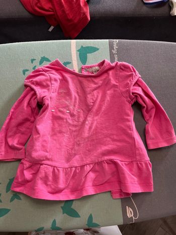 Robe tunique rose 12 mois
