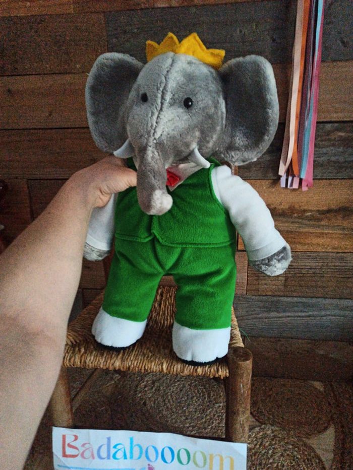 Peluche Babar gund 1988 tbe - photo numéro 5