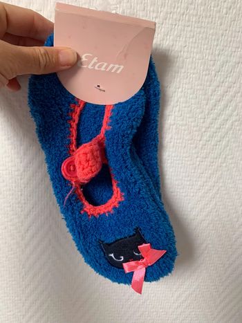 Chaussons Chausettes  antidérapant tout doux 😍 ETAM