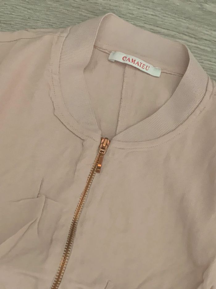 Blouse rose claire et gold rose - photo numéro 2