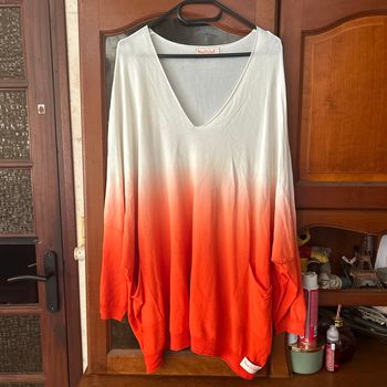 Pull léger col V
