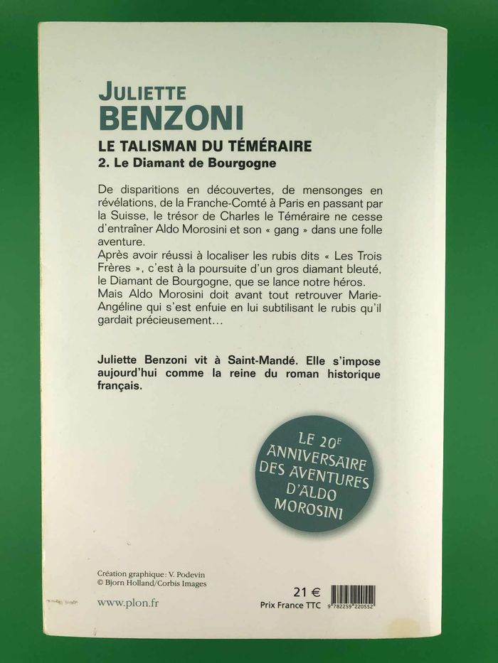 Le diamant de Bourgogne - Juliette Benzoni - photo numéro 2