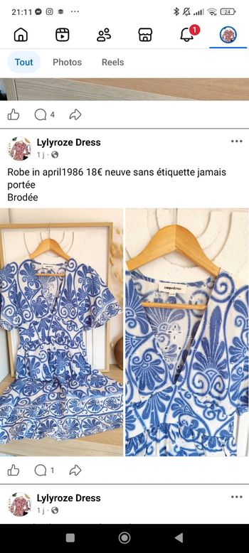 Lot deux robes un ensemble 