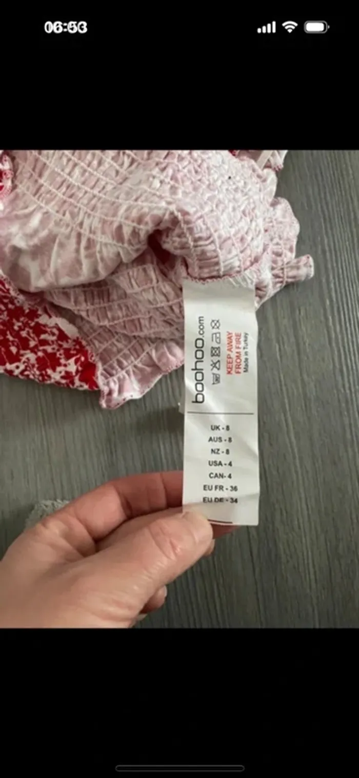 Top court boohoo taille 36 - photo numéro 7