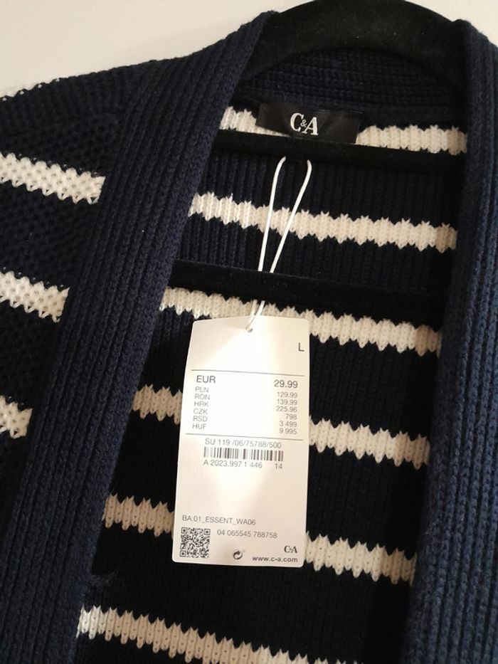 Gilet maille C&A femme L - photo numéro 4
