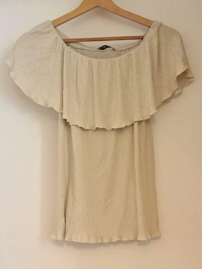 Haut blanc Pull&Bear taille M