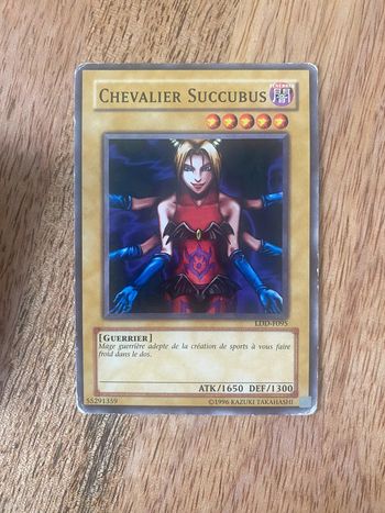 Carte Yu-Gi-Oh! Chevalier succubus LDD-F095