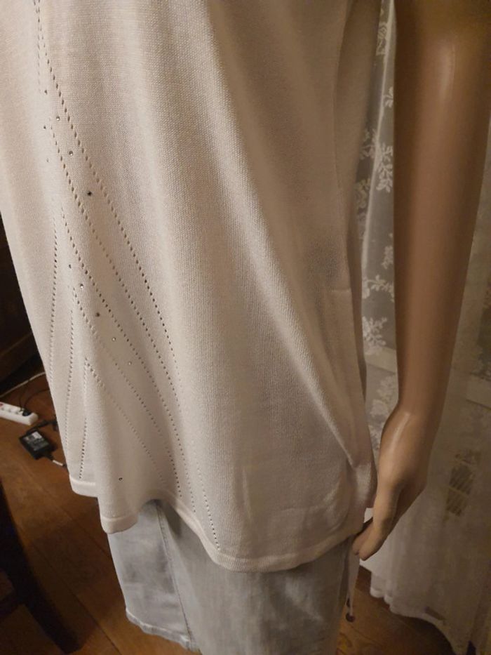 Blouse crème Tagore Elene neuf taille L 40 - photo numéro 8