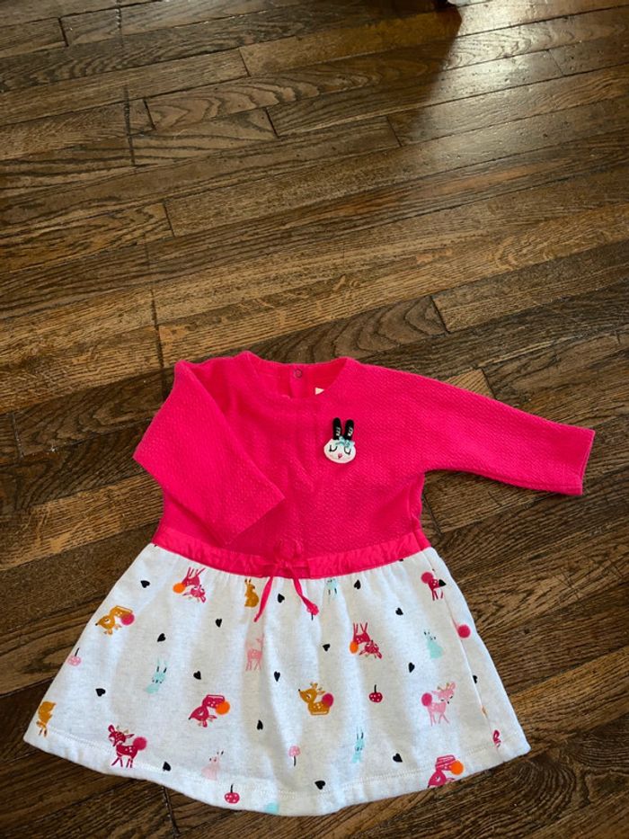 Robe catimini rose 6 mois