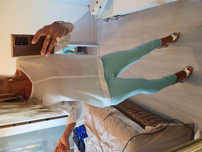 Blouse blanche zip dans le dos Brave Soul Taille 34 - photo numéro 2