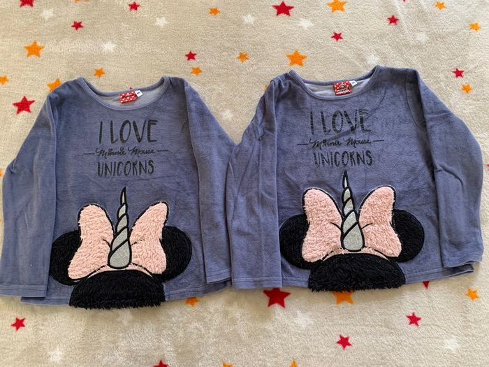 Lot Pyjamas Minnie Rose et Bleus 6 Ans - photo numéro 11