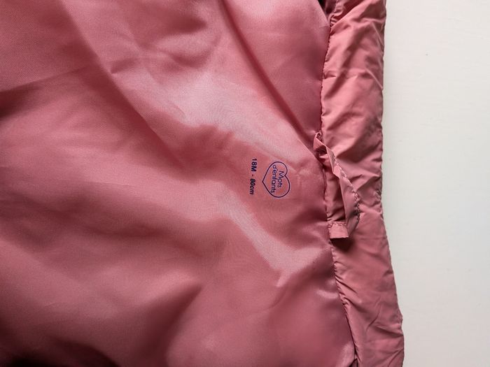 Doudoune sans manches 18 mois bébé fille tiss - photo numéro 2