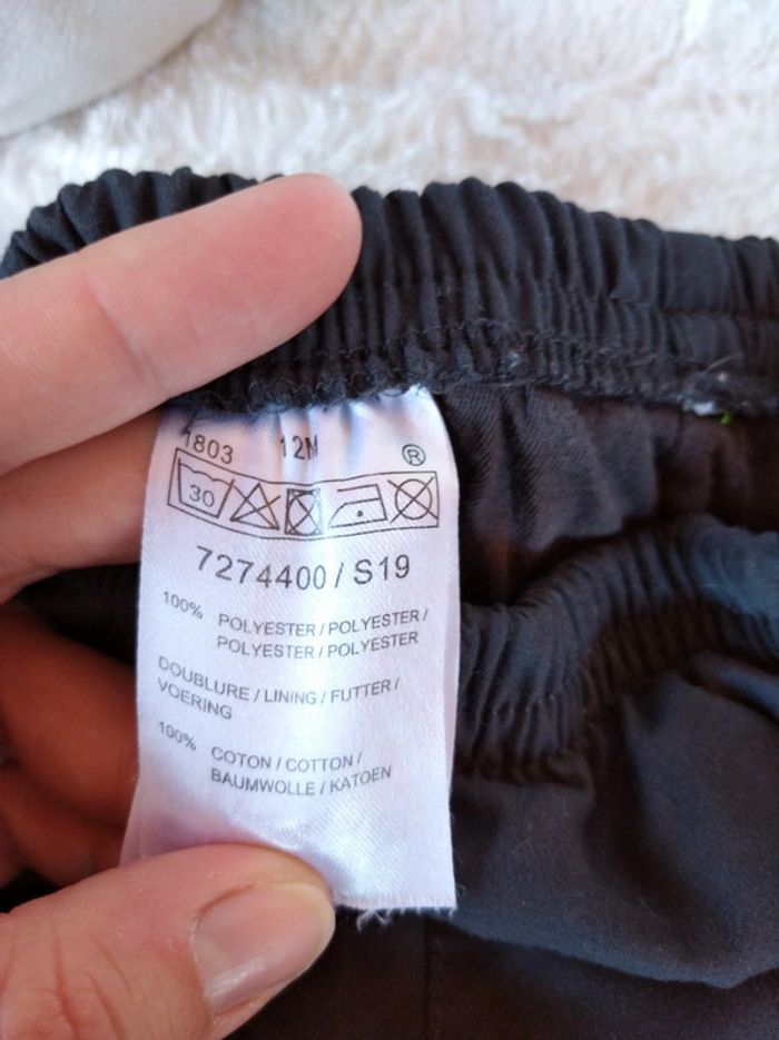 Pantalon doublé confortable Garçon 12 mois - photo numéro 6