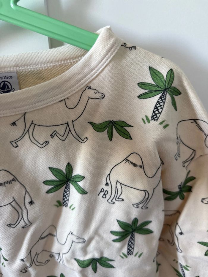 Sweat petit bateau 6 ans - photo numéro 3
