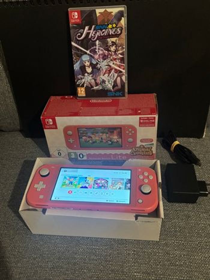 Nintendo switch lite corail - photo numéro 2