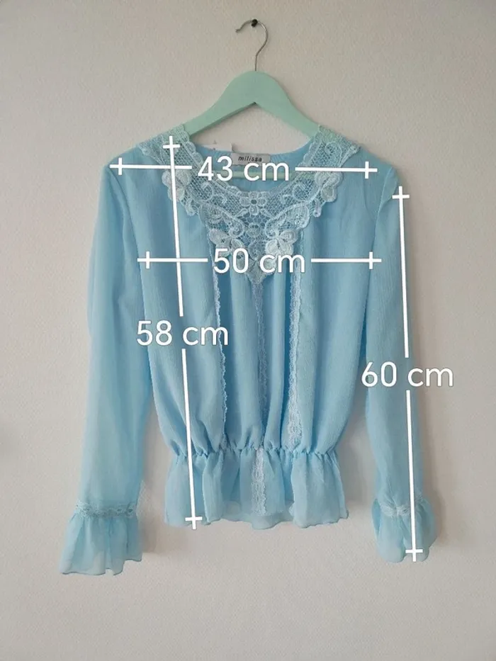 Blouse bleu milissa - photo numéro 4