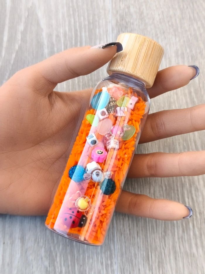 Bouteille sensoriel, jouet d’éveil coloré, retour au calme