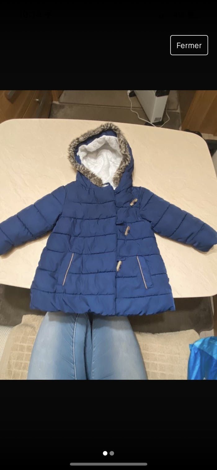 Manteau doudoune chaude