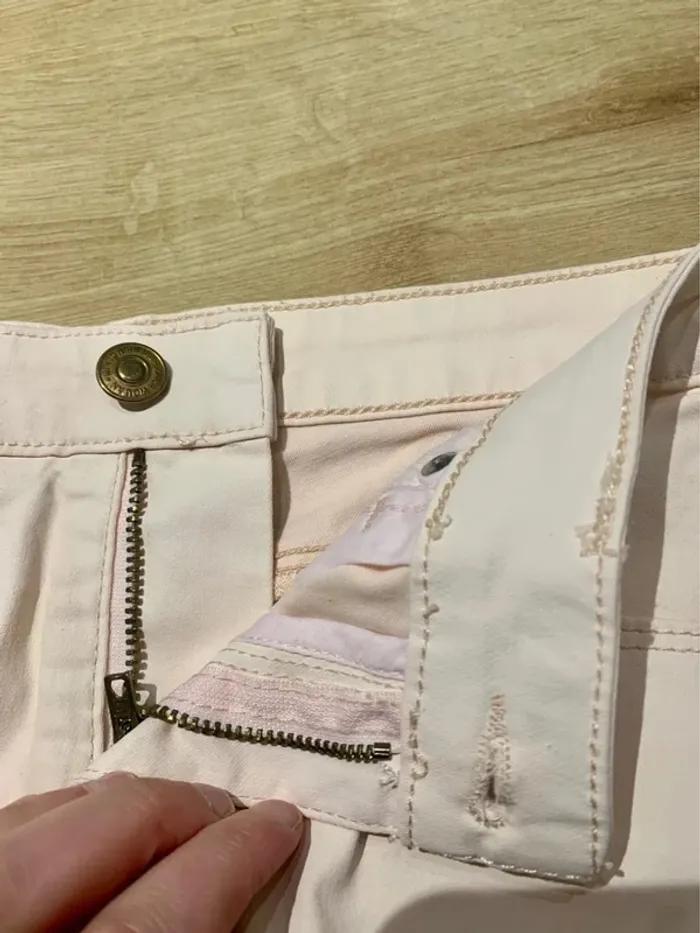 Short enduit rose Zara - Taille 36 - photo numéro 6