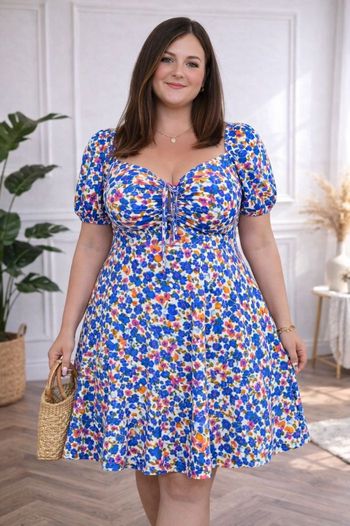 Robe éclat de jardin mille fleurs solaires Femme taille 54 marque PrettyLittlething 💍 0