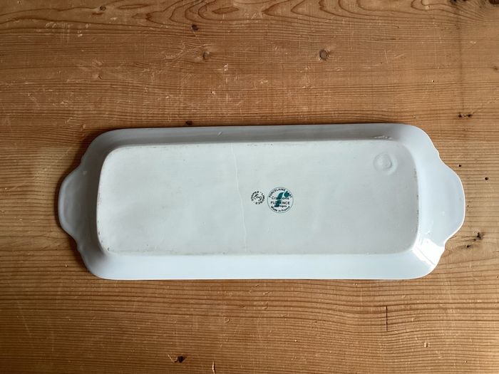 Plat à cake en porcelaine - photo numéro 4
