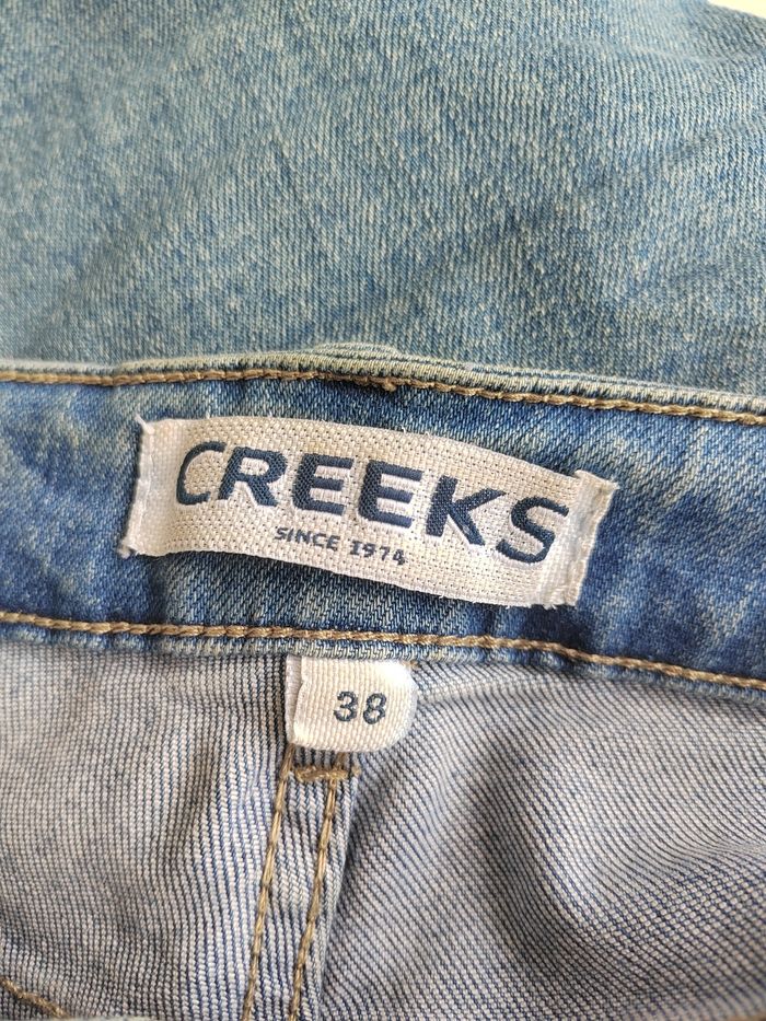 Jean Bleu Droit Extensible creeks – Taille M – Bon État - photo numéro 9