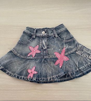 Jupe courte en jean 2 ans