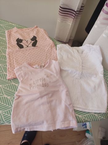 Lot haut manches longues