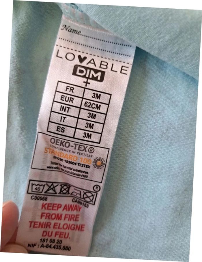 Barboteuse / pyjashort / pyjamas fermeture eclair - photo numéro 2