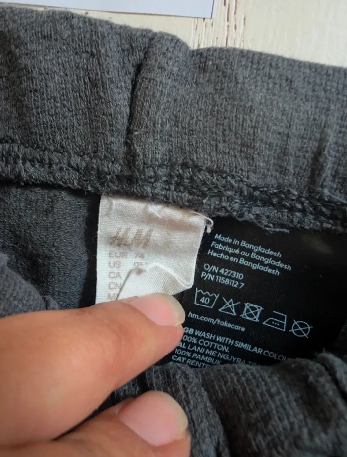 Short et pantalon bébé garçon 9 mois - photo numéro 2