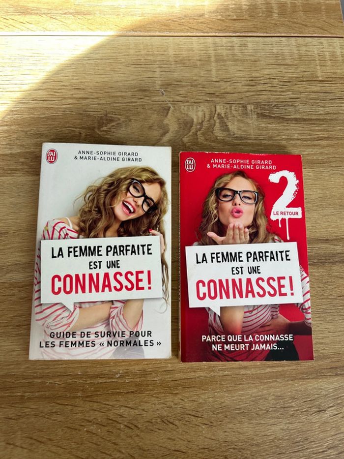 Livres poche « la femme parfaite est une connasse » 1 et 2