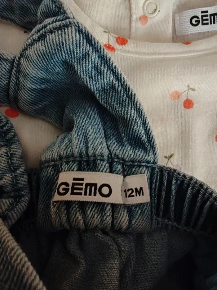 Ensemble fille 12mois gemo - photo numéro 6