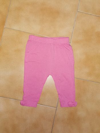 Legging rose nœud 6mois