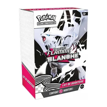 🔥 PRÉCOMMANDE Pokémon BUNDLE 6 Boosters EV10.5 FLAMME BLANCHE - FR - Neuf 🔥