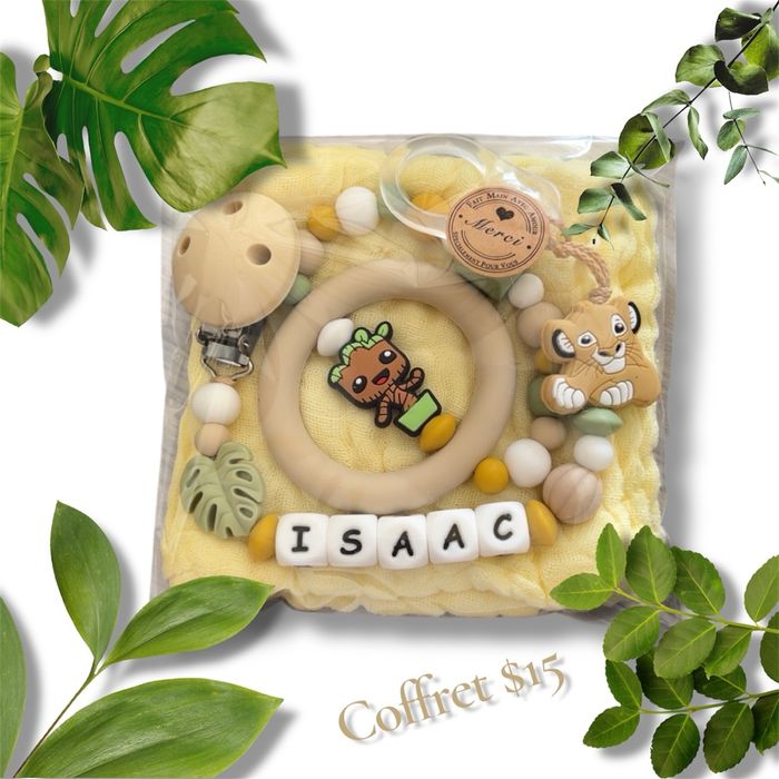 Attache tétine, anneau de dentition & porte clé - photo numéro 3