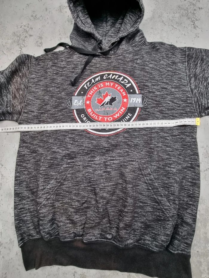 Pull à capuche Team Canada noir – Taille S Homme - photo numéro 6