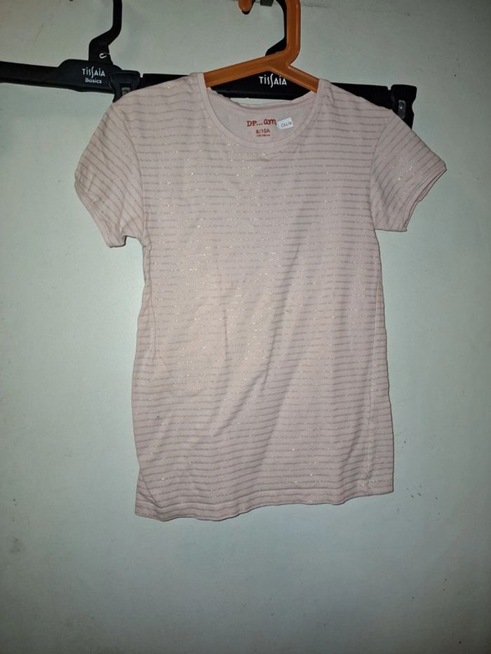 Tee-shirt pailleté 8/10 ans