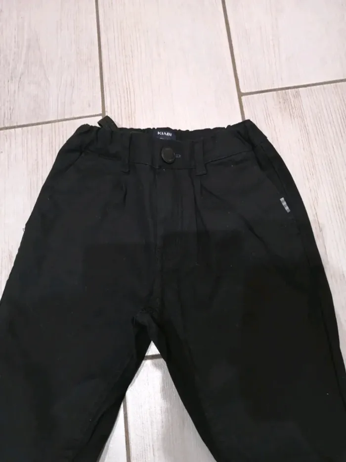 Jean pantanlon slim fit noir 10 ans neuf - photo numéro 4