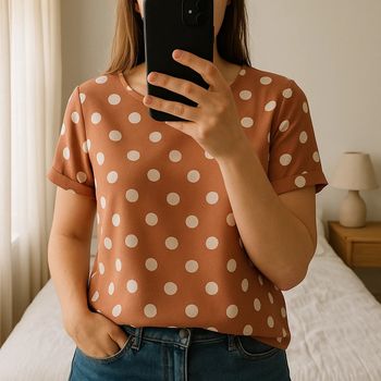 Tee shirt à pois - Primark - taille 36