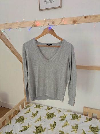 🔹pull en maille fine Kiabi - m