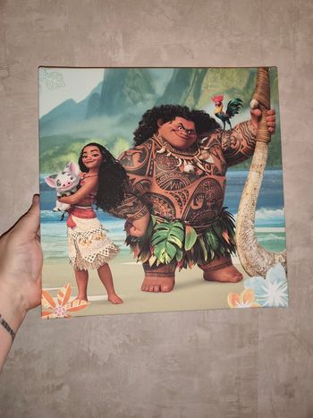 Toile Vaiana 30 x 30 cm neuve