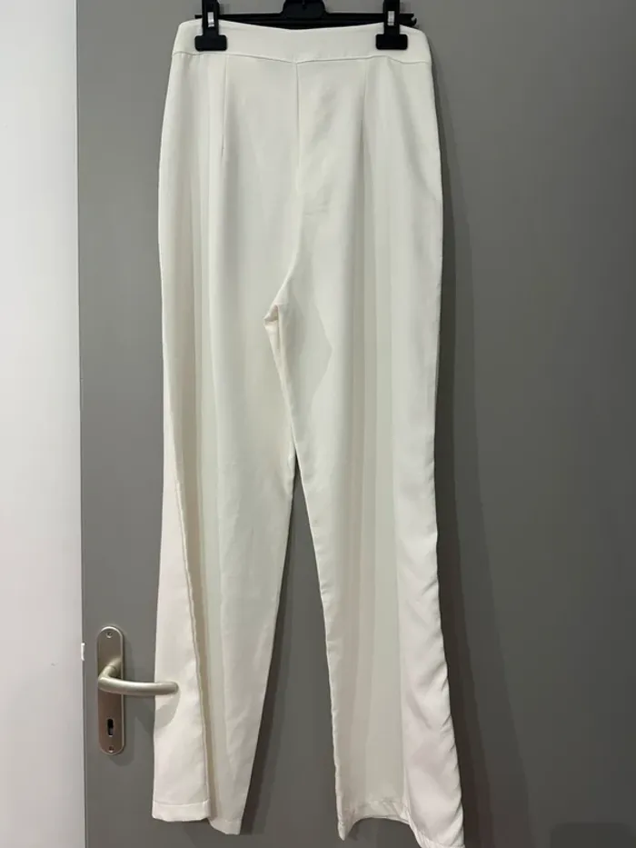 Pantalon blanc !!Transparent!! Shein taille M - photo numéro 2