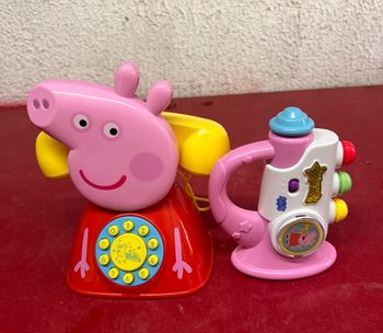 Téléphone et saxophone Peppa pig