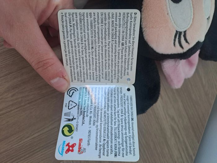 Jolie peluche Minnie Disney - photo numéro 10