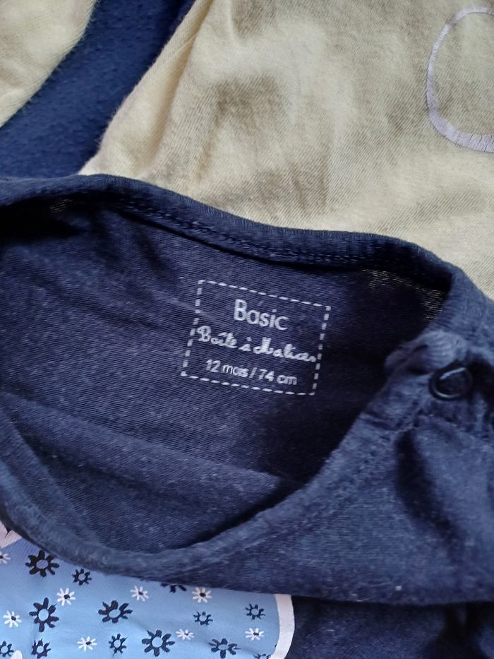Lot t shirt manches longues 12 mois - photo numéro 3