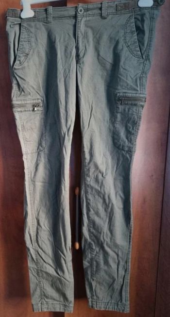 Jeans cargo kaki taille 42