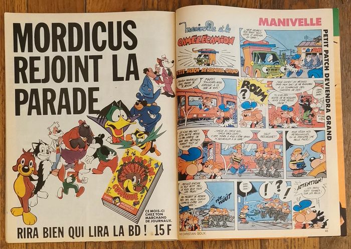 Ancien pif gadget spécial Asterix N°1095 poster parc asterix 1990 vintage - photo numéro 15